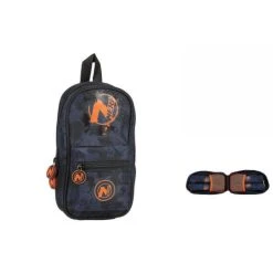 Aktion ⭐ Rucksack Mit Federtaschen Nerf Marineblau ⭐ -T.I.P. Verkaufsladen unnamed file 1027