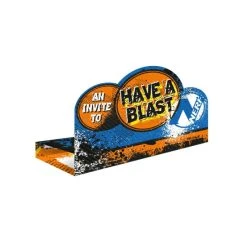 Bester Verkauf ❤️ NERF Einladungen Haben Einen Blast 16 Cm 8 Stück Orange/grün ⭐