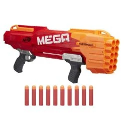 Budget 🎁 Nerf MEGA Twinshock B9894EU4, Orange/Rot ❤️